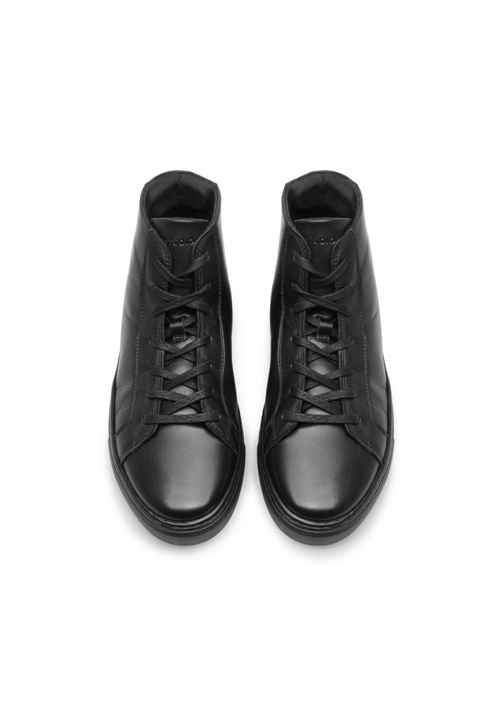 Last Studio Albert/02 Black Leather* Low Sneakers Black