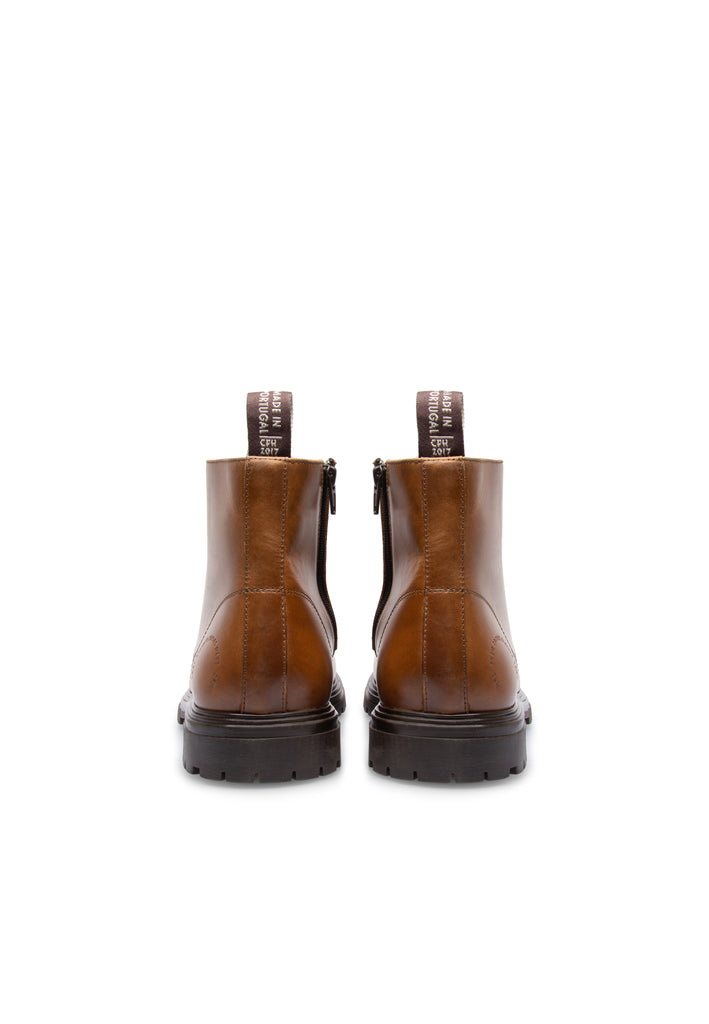 Last Studio Caio Ancle Boots Cognac