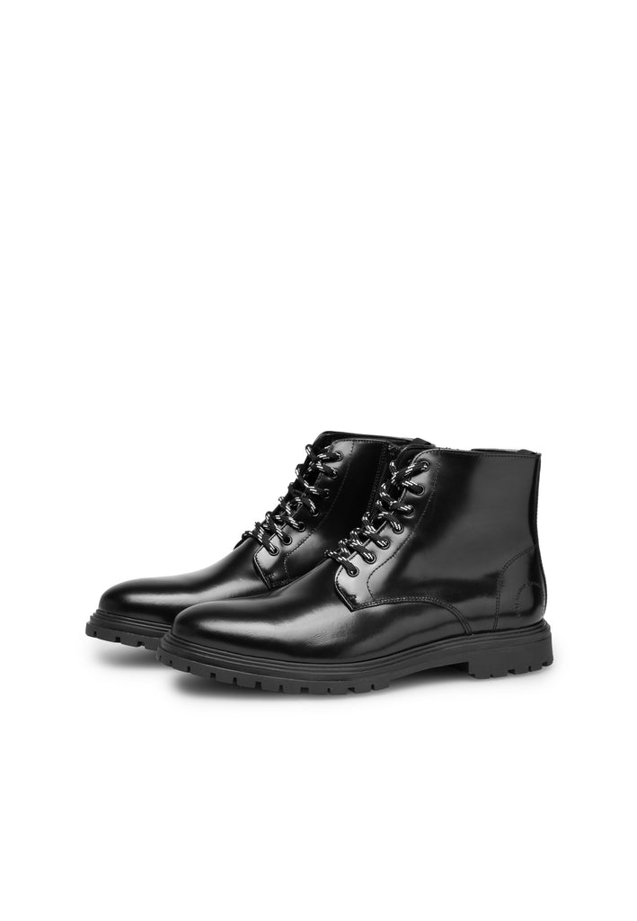 Last Studio Caio Black Polido Ankle Boots Black