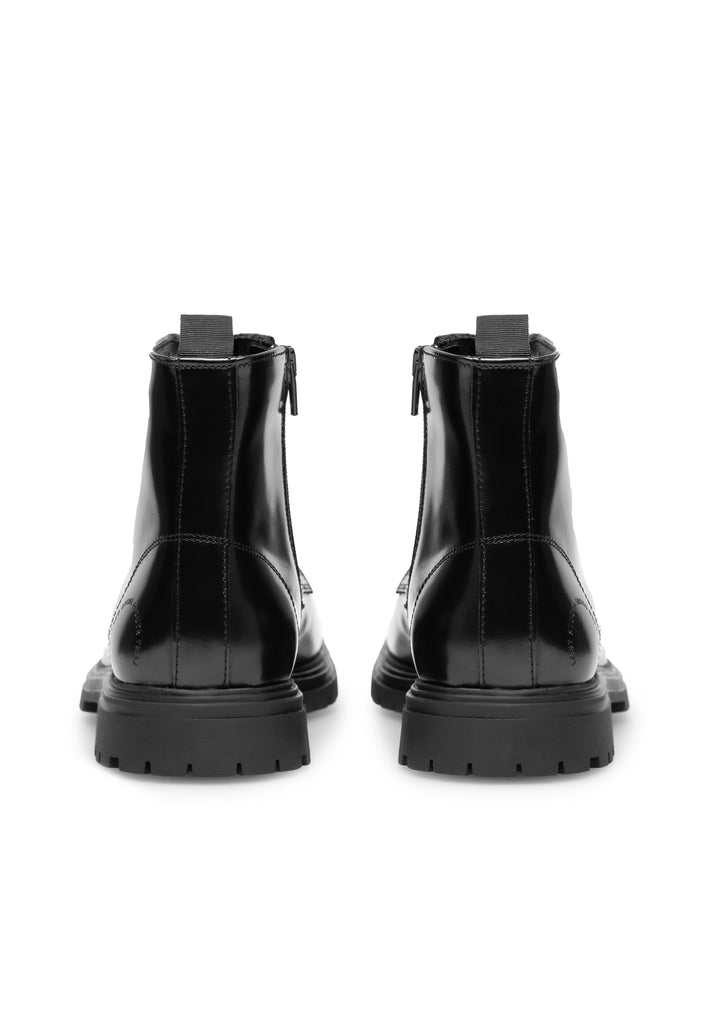 Last Studio Caio Black Polido Ankle Boots Black