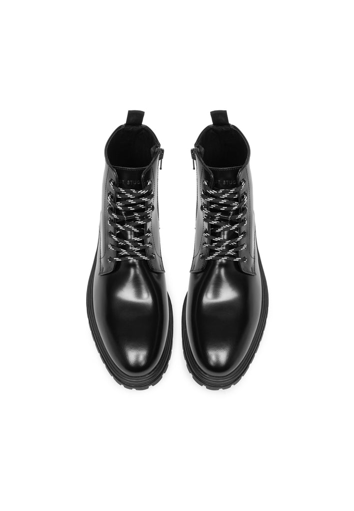 Last Studio Caio Black Polido Ankle Boots Black