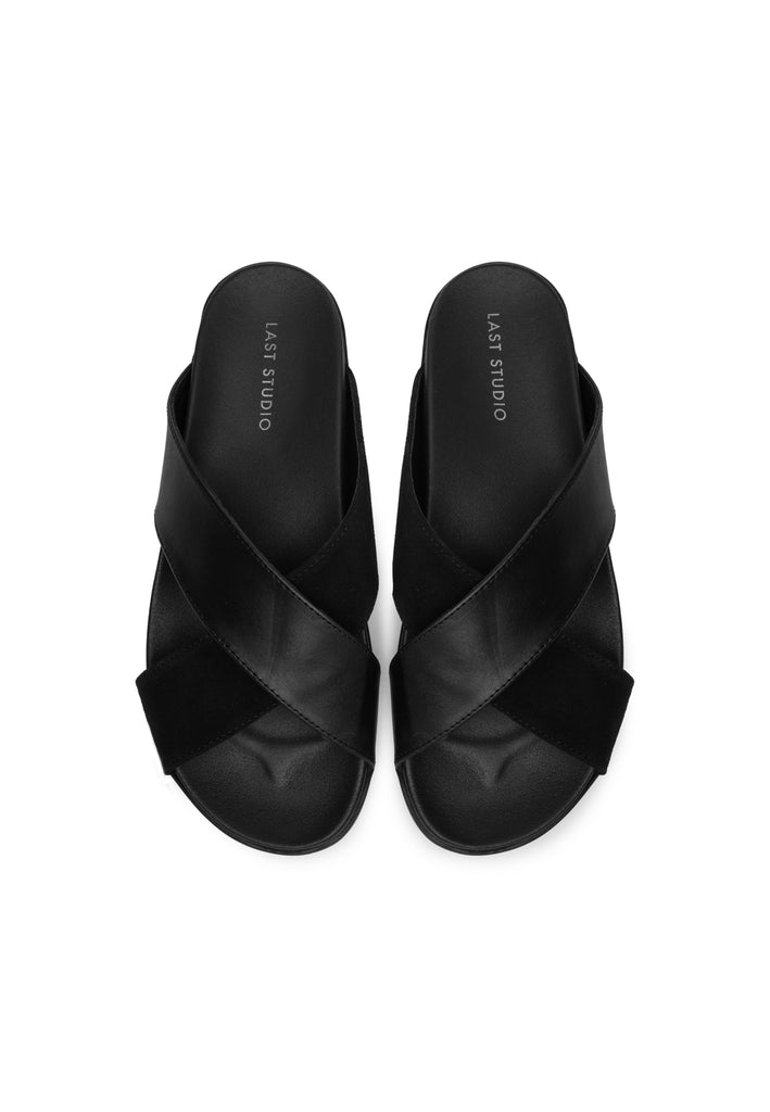 Last Studio Cairo Leather - Black Sandals Black
