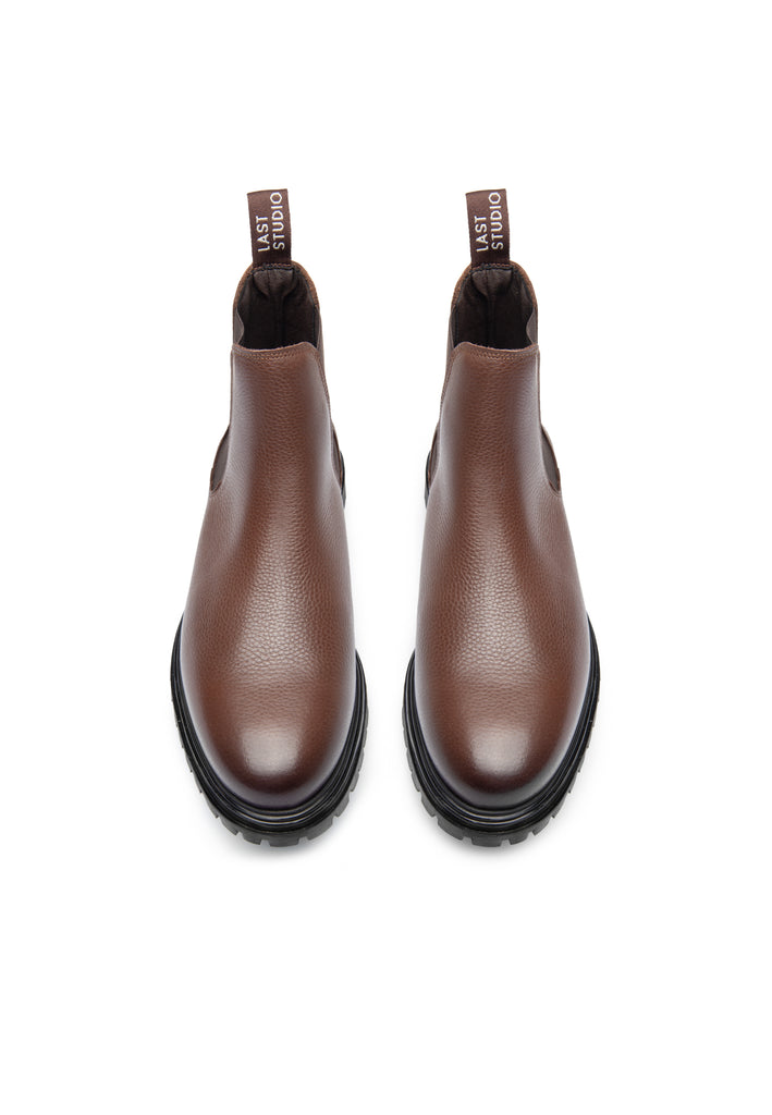 Last Studio Cormac/02 Leather - Brown Ankle Boots Brown