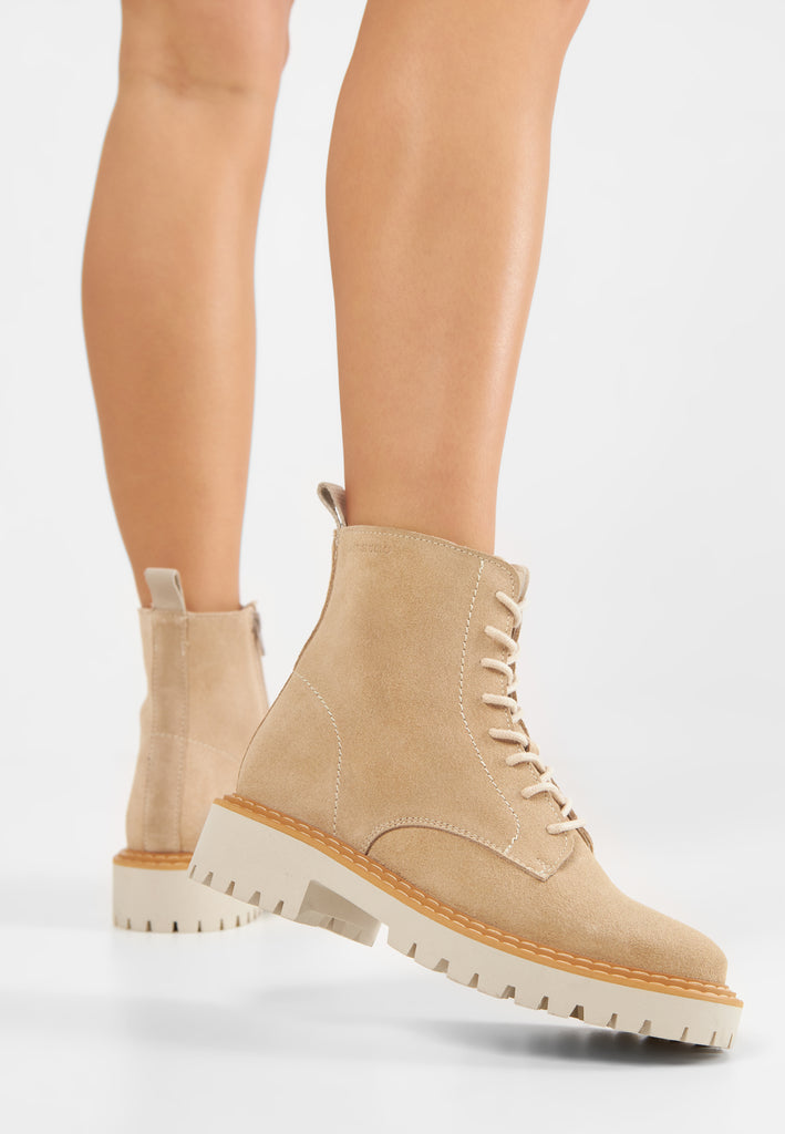Last Studio Gemma/06 Suede - Taupe* Ankle Boots Taupe
