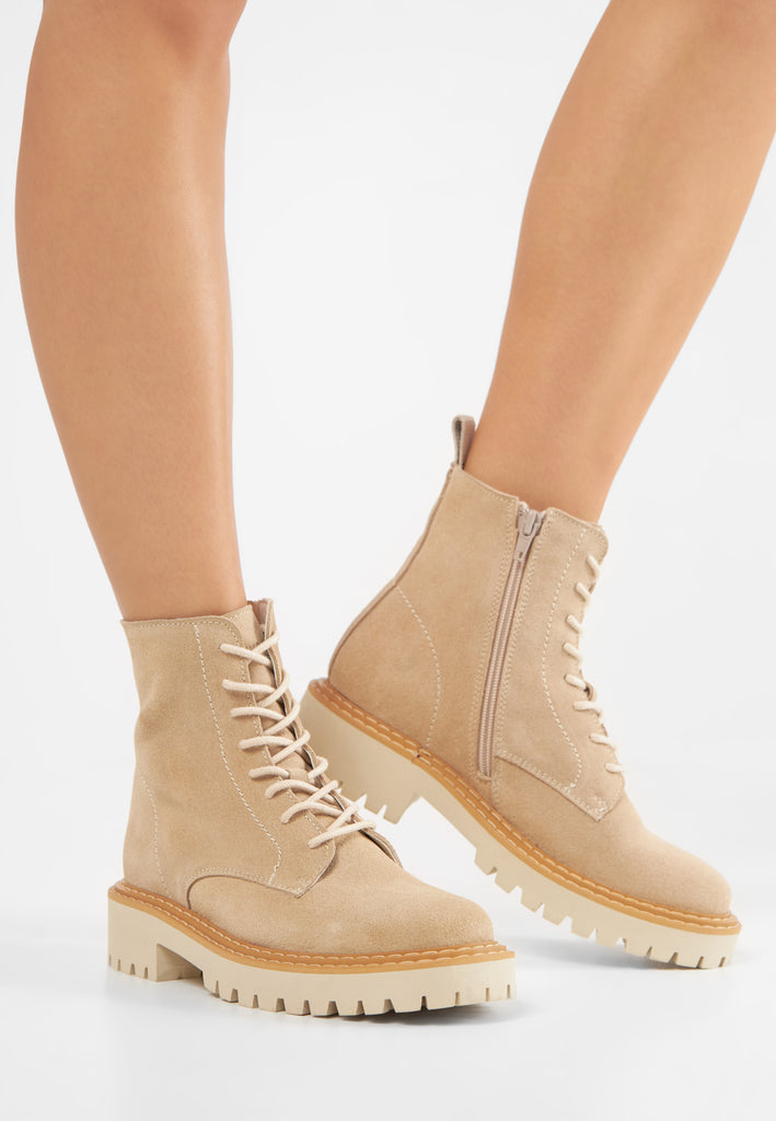 Last Studio Gemma/06 Suede - Taupe* Ankle Boots Taupe