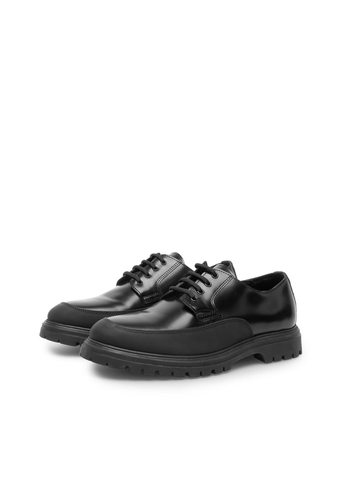 Last Studio Gregory Polido Leather - Black Shoes Black