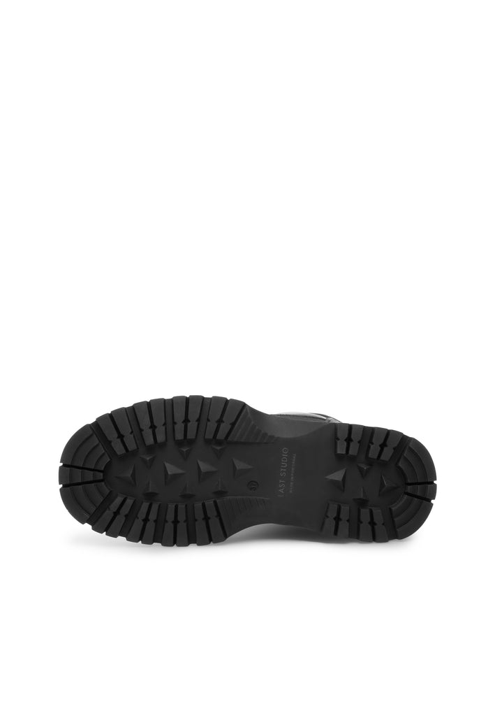 Last Studio Pandora/11 Leather - Black - Warm Lining Ankle Boots Black
