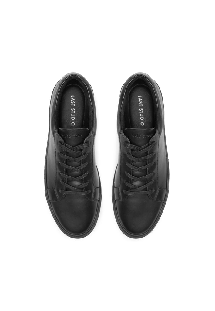 Last Studio Ridge Leather Low Sneakers Black