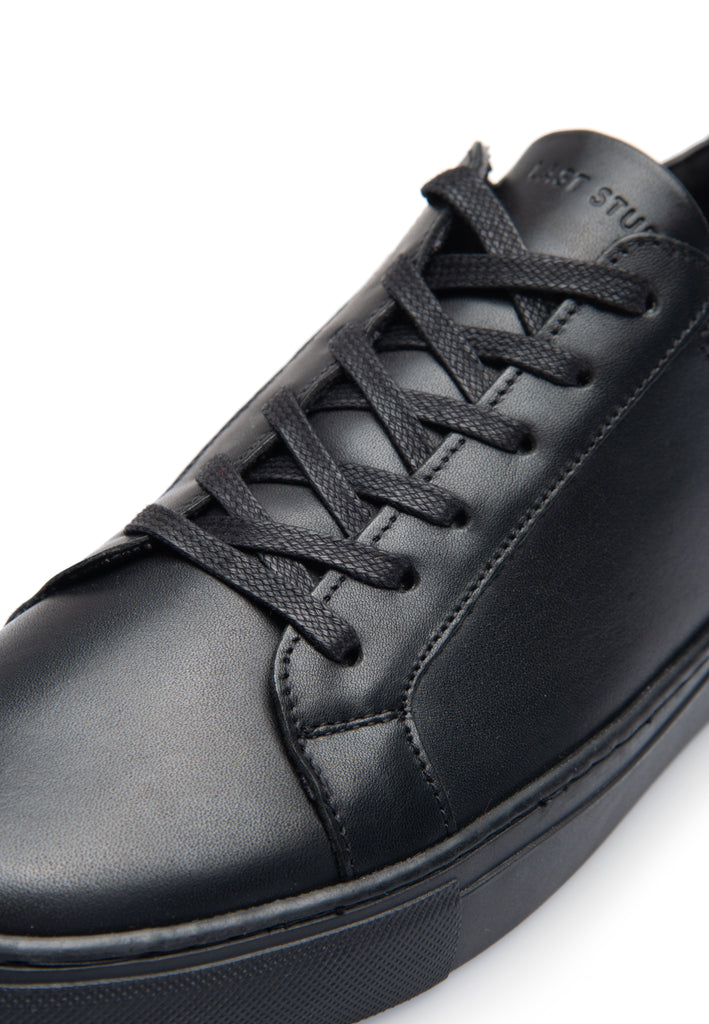 Last Studio Ridge Leather Low Sneakers Black